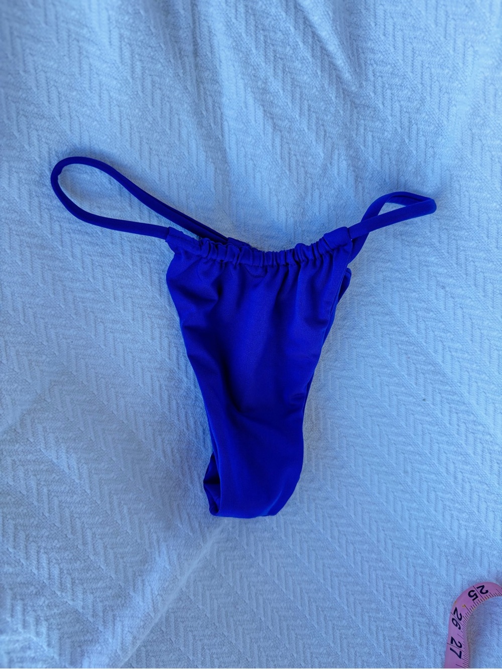 San Lorenzo Purple Bikini Bottom cinch style
